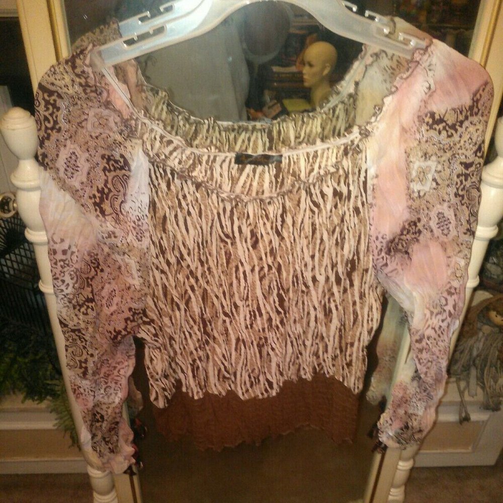 LN Ashley Stuart Sz M/L Blouse